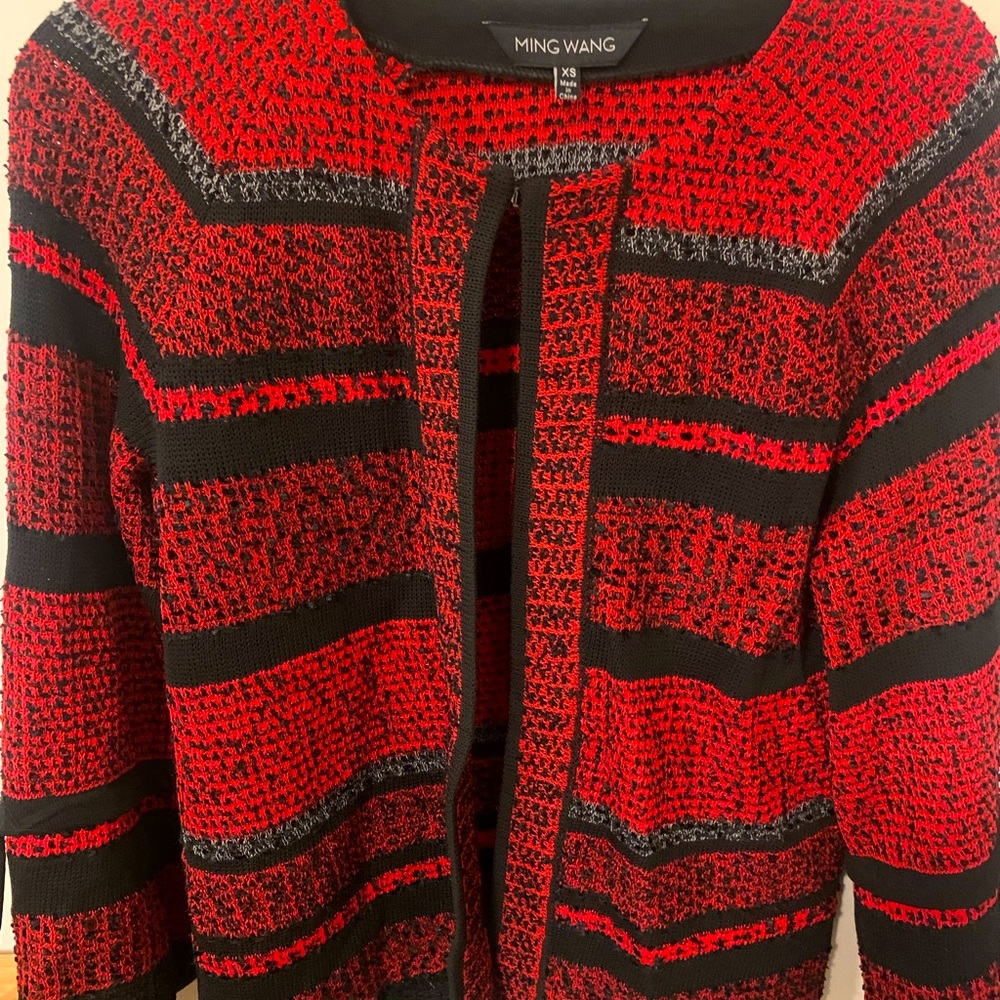 ❤️Ming Wang 3/4 sleeve sweater perfect for holidays!❤️